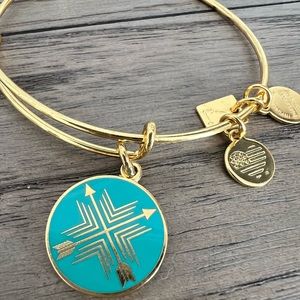 Alex and Ani Union Bond Direction Gold Bracelet